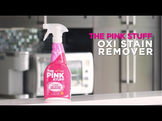 Got laundry stains? Give those soiled clothes a few sprays of The Pink  Stuff Laundry Oxi Stain Remover! Just soak for a bit before popping…