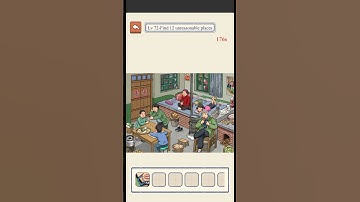 Brainy Prank: Twisted Quest - Level 72 - Bouncing Eggs - Find 12 unreasonable places.