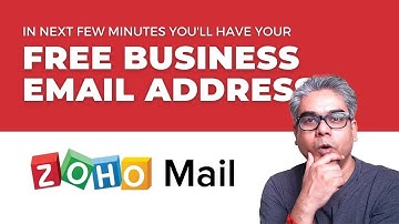 Free Zoho Business Email address (on your own domain) - Step by Step Setup Guide.