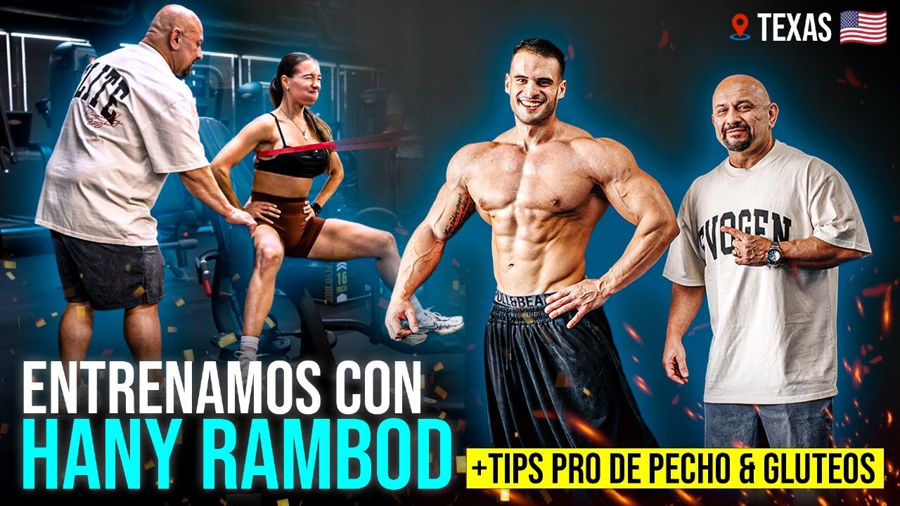 Entrenamos con Hany Rambod: el MEJOR coach del mundo 🤯 + Vlog oficinas Evogen