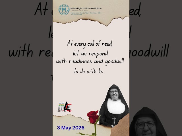Inspirational Thoughts from St Maria Troncatti - Day 123 #motivation #love # subscribers