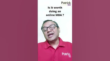Is it worth doing an online MBA? | AskPatrick | Patrick Dsouza | 6 times CAT100%ile