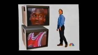 1998. NBA on NBC playoffs promo ft. "must see tv" stars