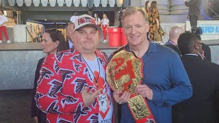 Falcons fan goes viral after shutting down heckler during NFL Draft
