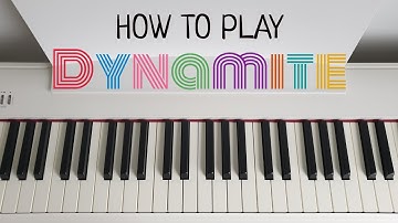 BTS (방탄소년단) - Dynamite | EASY Piano Tutorial by Lolav |
