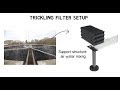 Trickling filter process - Advantages in comparison to activated sludge