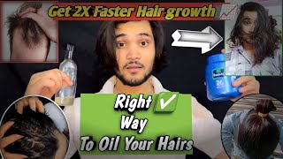My Hair Oiling Secret 🤫| How To Oil Your Hairs Properly 💯 | Hair Oiling Tips 🔥@CollegeSpy29