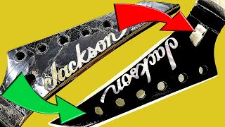 Новый перламутровый логотип на Jackson Soloist / New Jackson soloist pearl logo