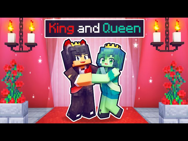The King and Queen Of MONSTER PROM In Minecraft! class=