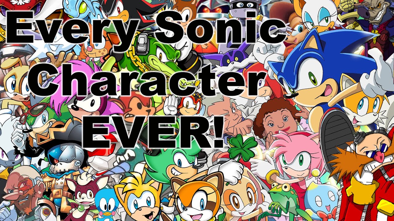 Every Sonic Character EVER! 30th Anniversary Dedication 