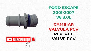 Cambiar Válvula PCV Replace Valve PCV Ford Escape 2001-... | Doovi