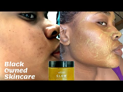 Minimo Glow TURMERIC FACE MASK + Scrub | Hyperpigmentation + Acne  | Black Owned Skincare | 2