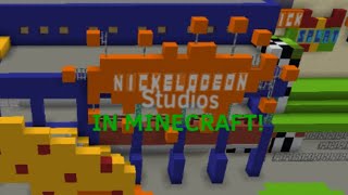 The Nickelodeon Studios Tour In Minecraft