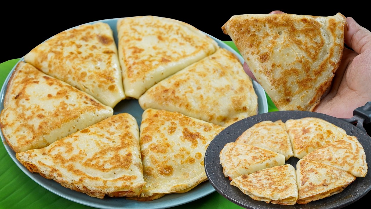 Блинчики с курицей и сыром 😍 | Сочная курица со специями и расплавленным сыром | N’Oven Foods