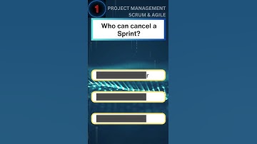 SCRUM for PMP Exam Study: Who can cancel a Sprint?