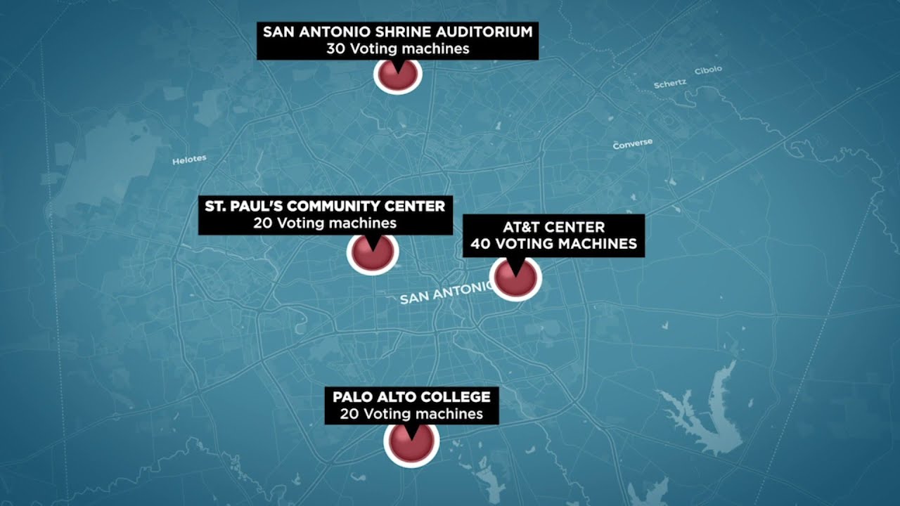KSAT Explains: AT&T Center used as mega voting center for first time