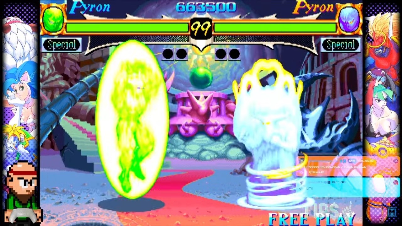 🔴 VAMPIRE HUNTER - PYRON - LVL 8 / 1CC (CAPCOM FIGHTING COLLECTION ...