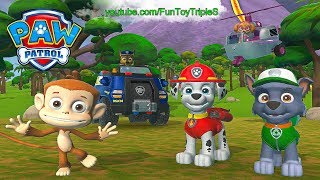 Paw Patrol On A Roll! #12 Marshall and Rocky Chase save Mandy the Monkey