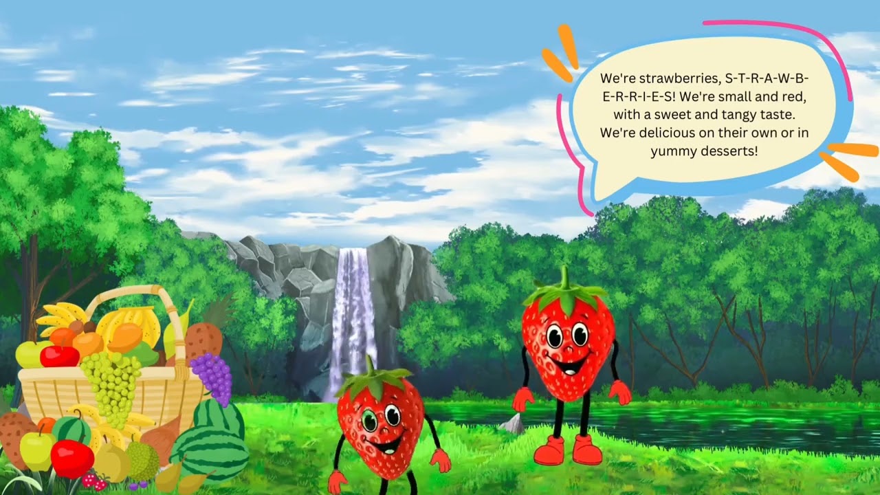 🌈 Fun Fruit Learning for Kids | Discover Fruits & Their Amazing Benefits 🍎🍌🍇