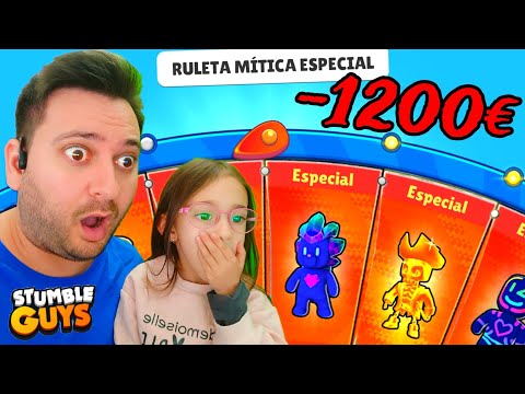 😡 SAMU and GALA Lose +350,000 GEMS in STUMBLE GUYS 🥵 SPECIAL ROULETTE