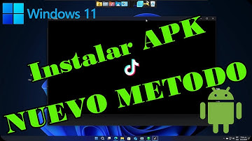 Como Instalar Aplicaciones APK En Windows 11 NUEVO METODO