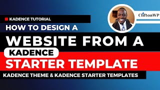 🔥[New Tutorial] How to Customize a Kadence Starter Template into a Unique WordPress Website by CliftonWP 9,370 views 7 months ago 1 hour, 34 minutes