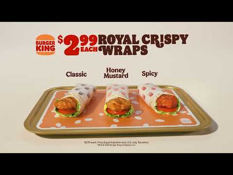 Hack Your Meal Routine - $2.99 Royal Crispy Wraps