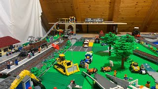 Die Lego Monorail in der Stadt - Sigfig von TommyCBricks - Signale für die Züge