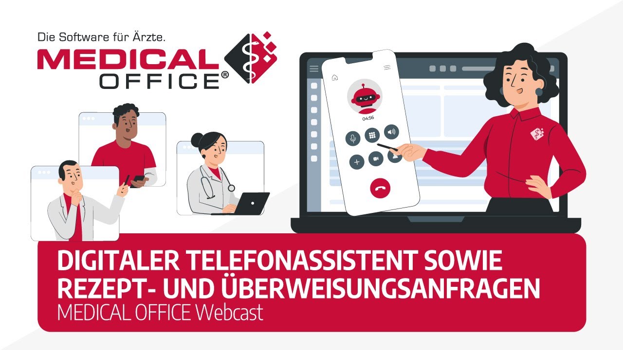 Aufzeichnung des MEDICAL OFFICE Webcast: Digitaler Telefonassistent - MEDICAL OFFICE Arztsoftware
