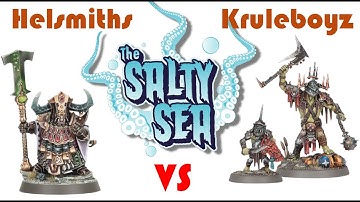 Chaos Dwarves in Action - a Warcry Battle Report Hashut vs Kruleboyz