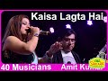 Kaisa lagta hai i  baaghi i anand milind i amit kumar i nirupama i 90s hindi songs i 40 musicians