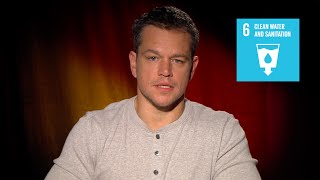 Matt Damon Wants Safe Water for All