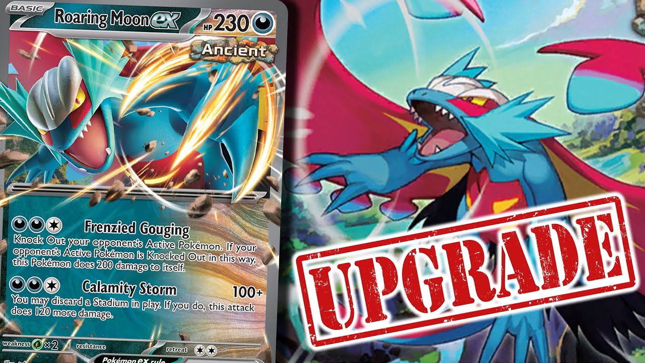 roaring moon pokemon card ancient - ex 229/182 - Paradox Rift - Full Art - Ultra Rare About combining and splitting orders. Ancient Box Is Better With