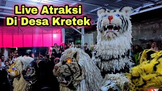 LIVE ATRAKSI MACAN BA LAKEK SERU SEKALI DI DESA KRETEK TAMAN KROCOK