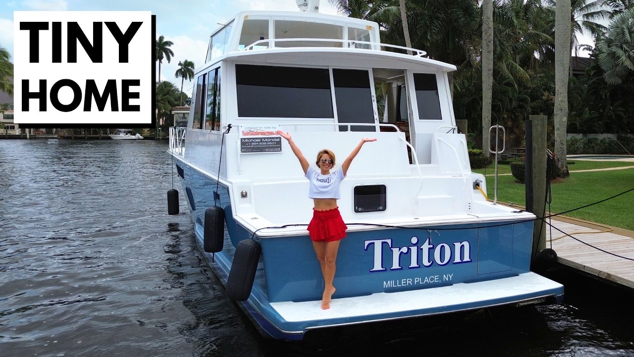 ⁣BETTER THAN A HOUSE? 😳 $349K 1999 Viking 60 SY Affordable Liveaboard Yacht Tour