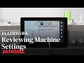 Reviewing Machine Settings
