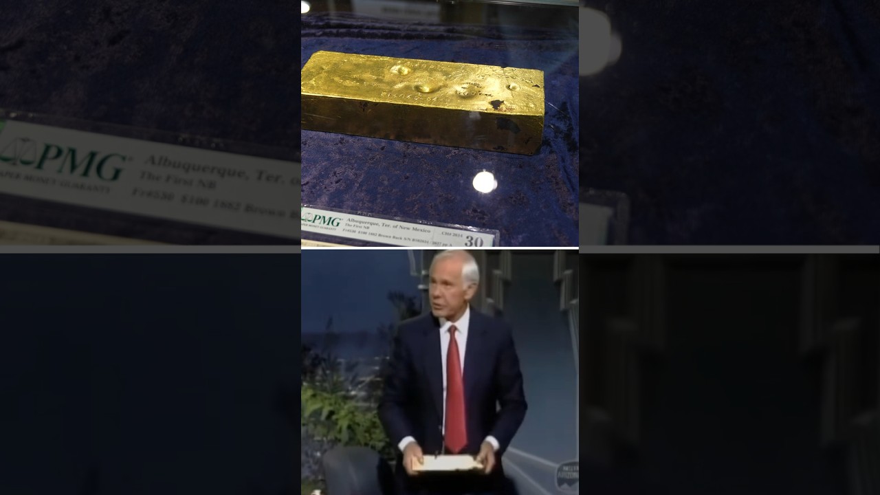 62 POUND GOLD BAR AS SEEN ON JOHNNY CARSON😳🤯 #goldbar #goldbullion #money