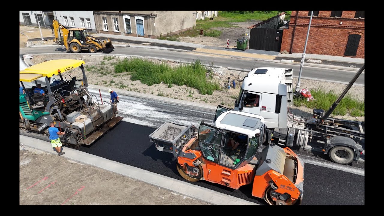 HIT!!! Wiadukt(Częstochowa) – 10 sierpnia 2025 – Ostatnia warstwa asfaltu w akcji!  Film w 4K