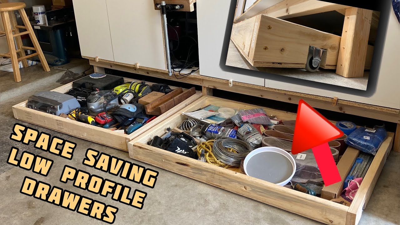 How To Build Low Profile Drawers YouTube