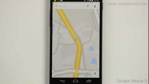 Google Nexus 5 - Navigation