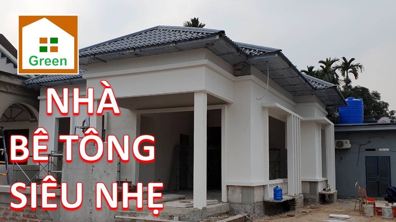 Ứng dụng của mái bê tông siêu nhẹ