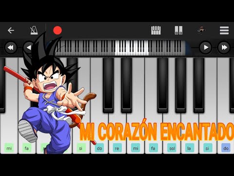 MI CORAZÓN ENCANTADO /DRAGÓN BALL GT/PERFECT PIANO /ANDROID - YouTube