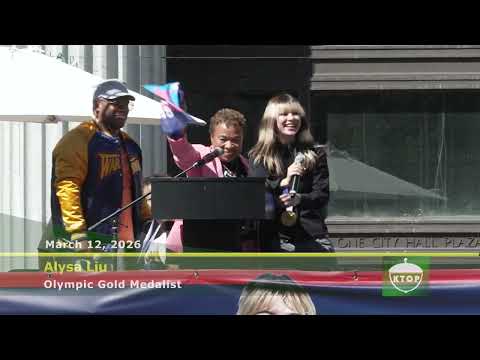 Celebration Rally for Gold Medalist Alysa Liu