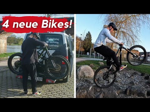 Abholen und erste Tests der Bikes vom neuen Sponsor - Ridicted#35
