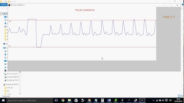 Sensor de pulso cardíaco  en Processing.  PIC o Arduino