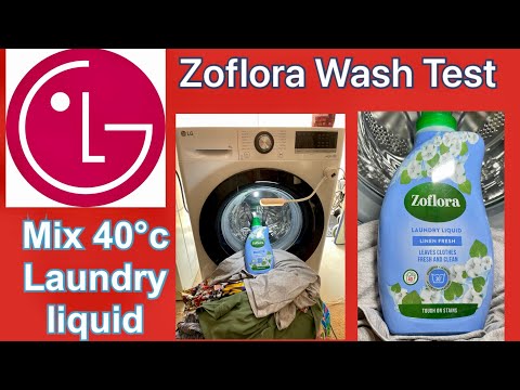 Zoflora Laundry Liquid Test In The 9KG LG, Mix 40! Is It Any Good? @servisslimline @whichwasher2007