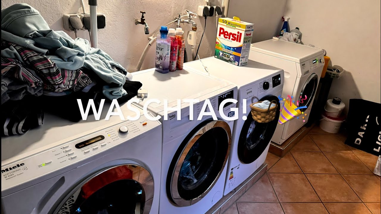 Waschtag Waschmaschine