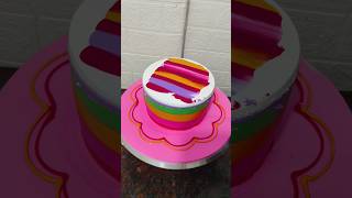 new🌈 multi colour cake#shotsfeed​#birthdaycake​#viral​#cakedesign​#viralvideo​#unique​#cake​#recipe​