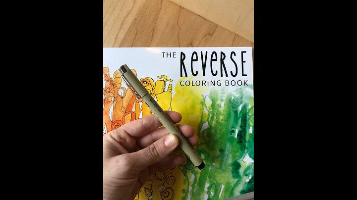The Reverse Coloring Book - It can be anything you...