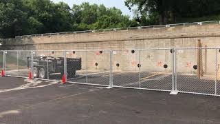 New Ulm Medical Center / Allina Health | Hilmerson Free-Standing Construction Fence System™